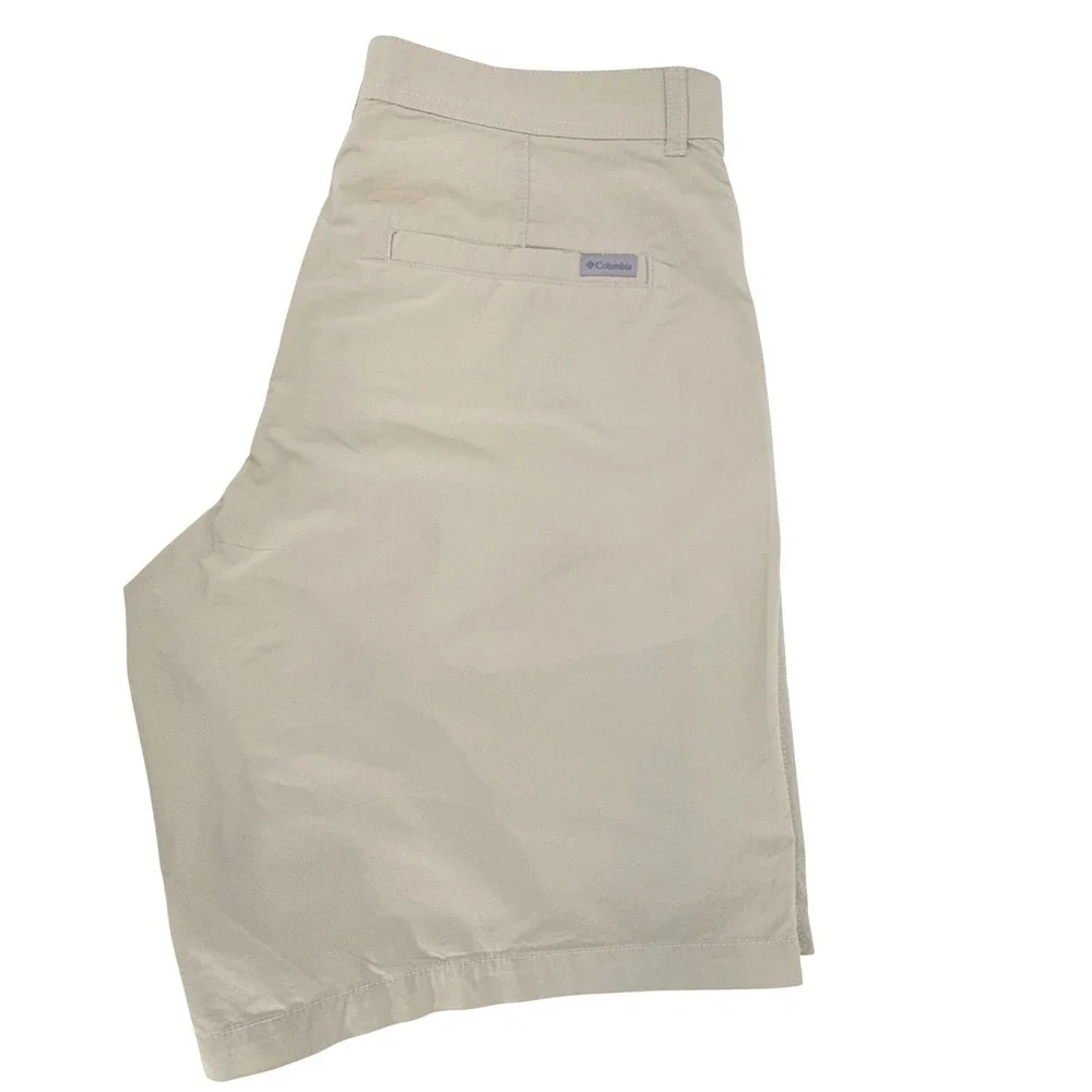 Columbia Shorts Mens 36 Tan Excellent‎ Cotton Poplin Hiking Casual AM4471 - Picture 2 of 9